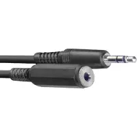 Stagg Audio kabel Mini jack/mini jack (F/m) SAC3MPSBMJS