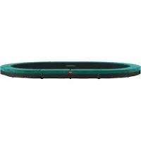 Berg SPORTS Grand Favorit InGround 520 Trampoline - AirFlow Springdoek - Groen