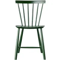 FDB Møbler J46 Stoel - Stoelen Beuken Bottle Green - J46S311012