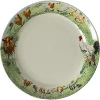 Wiebe van der zee Bord 18 cm Koe/Kip