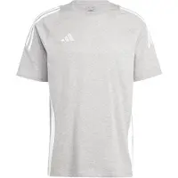 Adidas Functioneel shirt 'Tiro 24' grijs gemĆŖleerd / wit