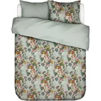 Essenza Dekbedovertrek Karli Mineral Green Satijn-200 x 200 / 220 cm | 2-Persoons