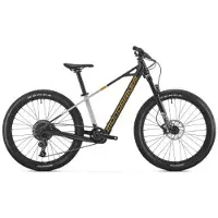 Mondraker Play 24 Vortex Grey 2024 Semi-Rigid Elektrische Mountainbike voor kinderen || Maat: One Size / 135-150 cm