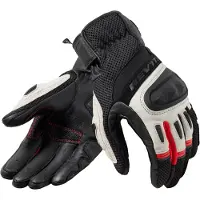 REV'IT! Dirt 4, handschoenen ,zwart/lichtgrijs/rood ,3XL