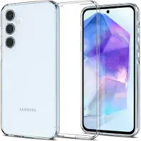 Spigen Liquid Crystal Backcover voor de Samsung Galaxy A55- Crystal Clear