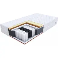FDM SUMMER Matras 120x200 cm - Hoogte 29 cm H3 en H4 - Pocketvering Matrassen - Dubbelzijdig - 7 zones - Antiallergisch