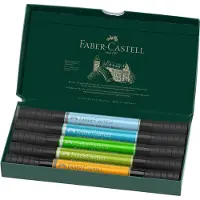 Faber-Castell tekenstift - Pitt Artist Pen - duo marker - Animals - 5 stuks - FC-162008