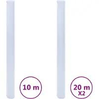vidaXL Raamfolies 3 st statisch mat PVC transparantgrijs