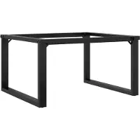 vidaXL Salontafelpoten O-frame 80x70x43 cm staal