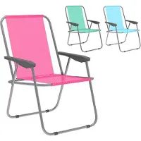 Marbueno Summer 59x51x75 Cm Aluminium Fixed Folding Chair Assorted Veelkleurig