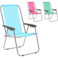 Marbueno Summer 59x51x83 Cm Aluminium Fixed Folding Chair Assorted Veelkleurig