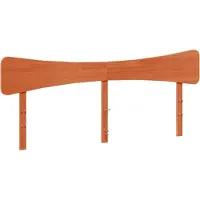vidaXL Hoofdbord 180 cm massief grenenhout wasbruin