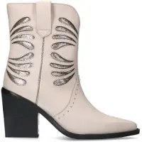 Sacha leren cowboylaarzen ecru female | Maat: 42