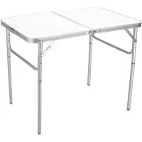 Marbueno Summer 10031 D25 90x60x39/70 Cm Height Adjustable Folding Camping Table Assorted Transparant 90 x 60 x 39/70 cm