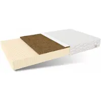 FDM TORO Matras 80x200 cm - Hoogte 12 cm H2 en H3 - Koudschuim Latex Matrassen - Dubbelzijdig - 7 zones - Antiallergisch