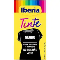Iberia Kleurstof voor kleding Tintes Iberia Zwart 40º C