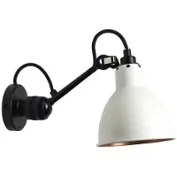 DCW éditions N304 Wandlamp Mat Zwart/Wit/Koper Hardwired