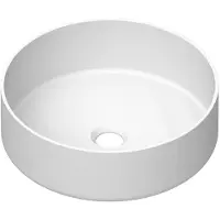 Brauer Circle waskom - 36x36cm - rond - keramiek - mat wit WK-CC36ROMW