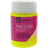 La Pajarita acrylverf geel fluor 35 ml - knutselverf speelgoed.
