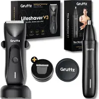 Gruttz Grooming Duo - Bodygroomer Mannen en Neustrimmer - Body Trimmer - Neushaar- en oortrimmer