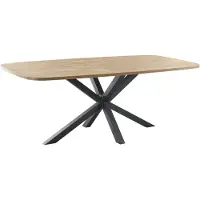 Profijt Meubel Eettafel Levado 200x100 cm orange teak Deens ovaal