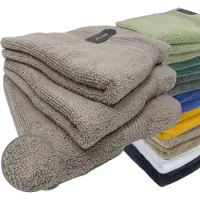ISleep Terry Handdoek - 3 Stuks - 60x110 cm - Taupe