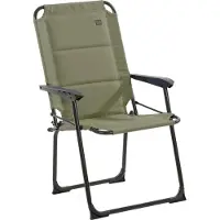 Travellife Lago Campingstoel Compact Moss Green - Comfortabele vulling - Water- en uv-bestendig - Inclusief inklapbeveiliging