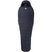 Mountain Equipment - Glacier Expedition - Donzen slaapzak Long - Body Size: 200 cm, obsidian