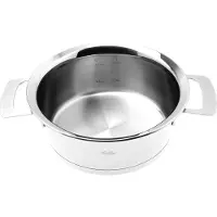 Fissler Kookpan Laag Phi Collection met Glasdeksel 20 cm