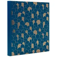 Exacompta Fotoalbum Exacompta 29x32cm 60 zwarte pagina's Néo Déco blauw