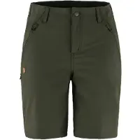 Fjällräven - Women's Abisko Trail Stretch Shorts - Short 46, olijfgroen