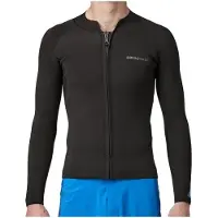 Patagonia - Regulator Lite Full Zip L/S Top - Lycra S, zwart