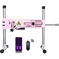 Hismith Premium Pro 1 Premium Seksmachine 2.0 Smart App met dildo en afstandsbediening Roze