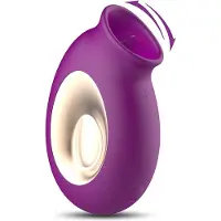 Auxfun Zuigende Vibrator Roos Met likfunctie en meerdere standen
