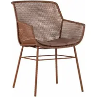 Cotoons Tuinstoel Daley Fiber Brick Alu incl Kussen Brick