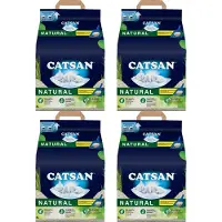 Catsan kattenbakvulling Natural 4 zakken van 8 liter