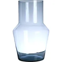 Hakbijl Glass Bloemenvaas Evie - transparant - eco glas - 19 x 30 cm - hoekige vaas