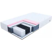 FDM VIGO MAX Matras 100x200 cm - Hoogte 28 cm H3 en H4 - Pocketvering Matrassen - Dubbelzijdig - 7 zones - Antiallergisch