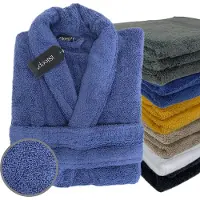 ISleep Terry Badjas - 100% Katoen - Unisex - Maat XL - Donker Blauw