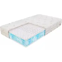 FDM MARINA Matras 90x200 cm - Hoogte 21 cm H3 - Koudschuim Matrassen - Dubbelzijdig - 7 zones - Öko-Tex