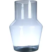 Hakbijl Glass Bloemenvaas Evie - transparant - eco glas - 28 x 40 cm - hoekige vaas