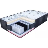 FDM COMFORT MAX Matras 80x200 cm - Hoogte 31 cm H2 - Multi Pocketvering Matrassen - Dubbelzijdig - 7 zones - Antiallergisch