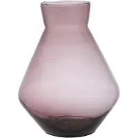 Hakbijl Glass Bloemenvaas Alexandra - transparant mauve - eco glas - 25 x 30 cm