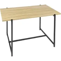 Home Deco Factory Loka salontafel - hout met metalen onderstel - 80x50 cm