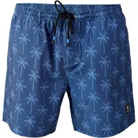 Brunotti Zwembroek Men Darmin Palmtree Blue-S