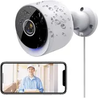 Arenti O2 WiFi Beveiligingscamera 3MP - Buitencamera - Ultra HD 2K - Nachtvisie - AI Bewegingsdetectie - Alexa & Google - Zonedetectie