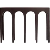101 Copenhagen Bow Console Tafel 41x114 Cm - Bijzettafels & buffetten Vezelbeton Coffee - 241004