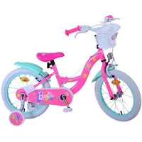 Volare Barbie Kinderfiets - Meisjes - 16 inch - Roze - Twee handremmen