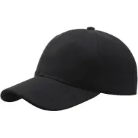 LGT JWLS Effen Baseball Cap van 100% Katoen - Zwart