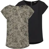 ONLY - ONLVIC LIFE S/S MIX TOP 2PK PTM - Meisjes - Blouses